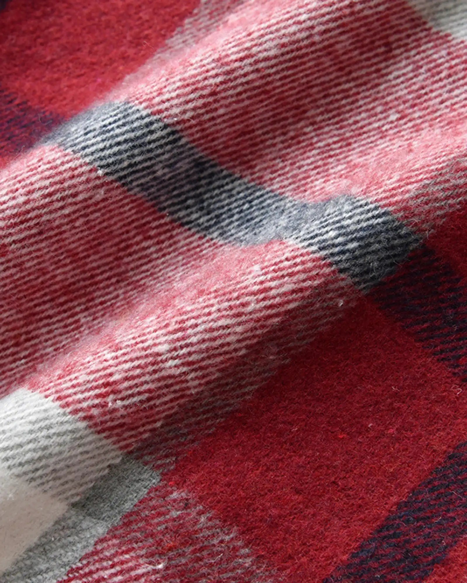 Close-up of the 100% cotton brushed fabric, neat stitching, and classic buttons of the matching family outfits.